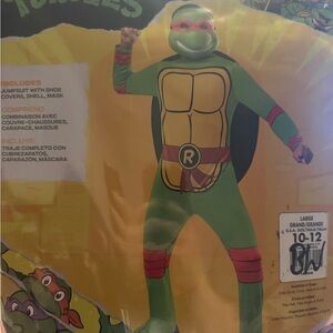 Nickelodeon Teenage Mutant Ninja Turtles Rafael Costume Size large NWT